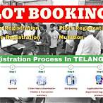 telangana land registration slot booking